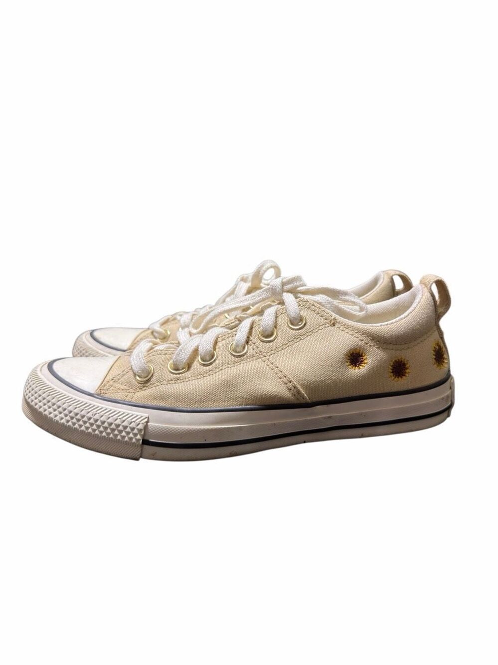 Converse All Star Festival Smoothie Women’s Size 6.5 Embroidered Sunflowers